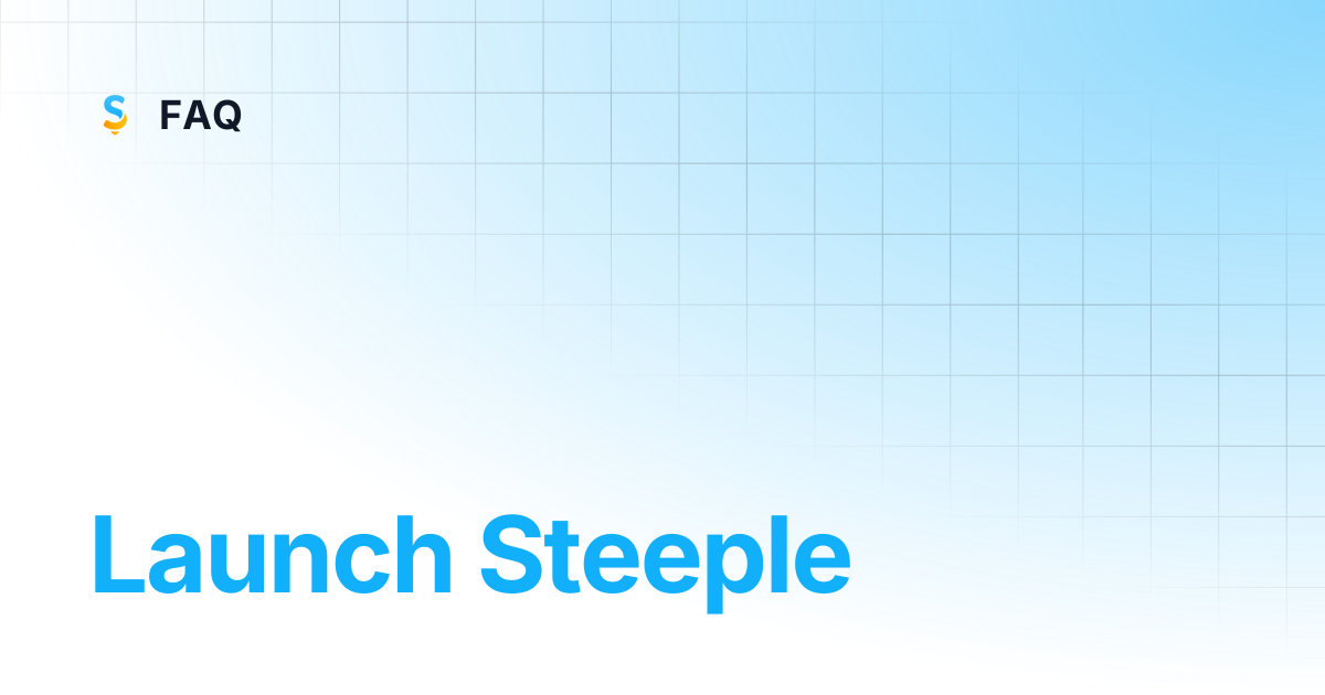 Launch Center | FAQ
