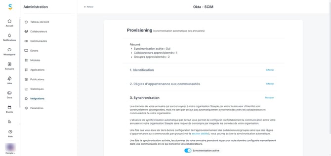 scim activation steeple