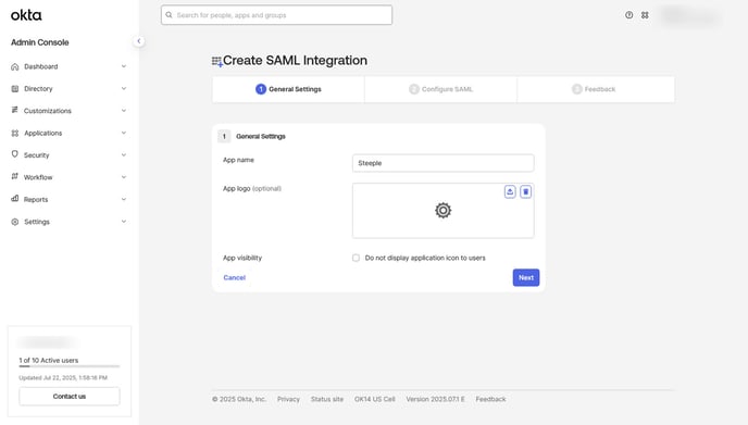 okta new_app