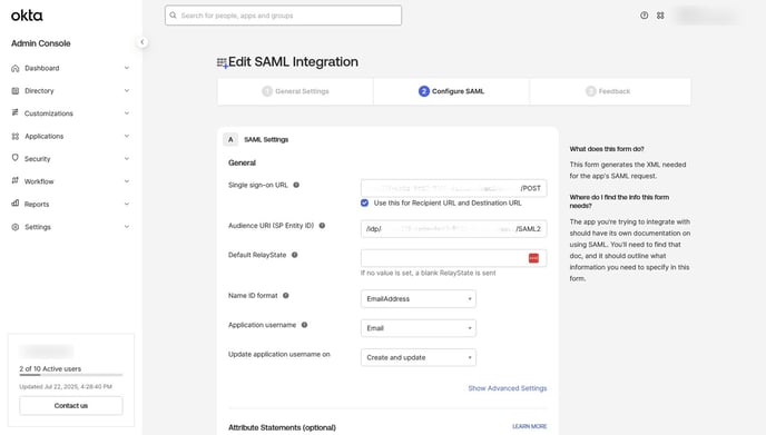 saml conf 2